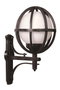 Opviq BAP-68080-BSY-M6-OP Lámpara de Pared Exterior Negro y Blanco